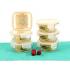 Komax Bioglass Round Food Storage Container, 420 ml