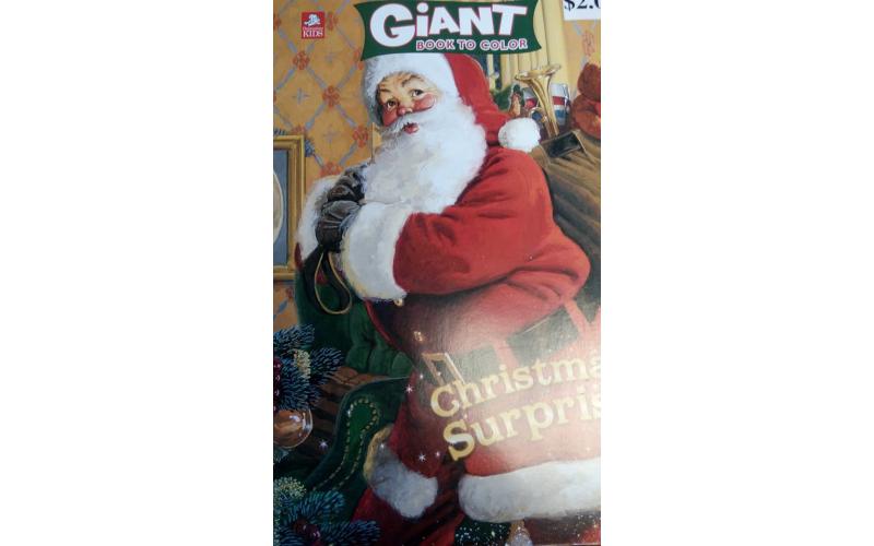 Christmas Surprise Giant Book to Color