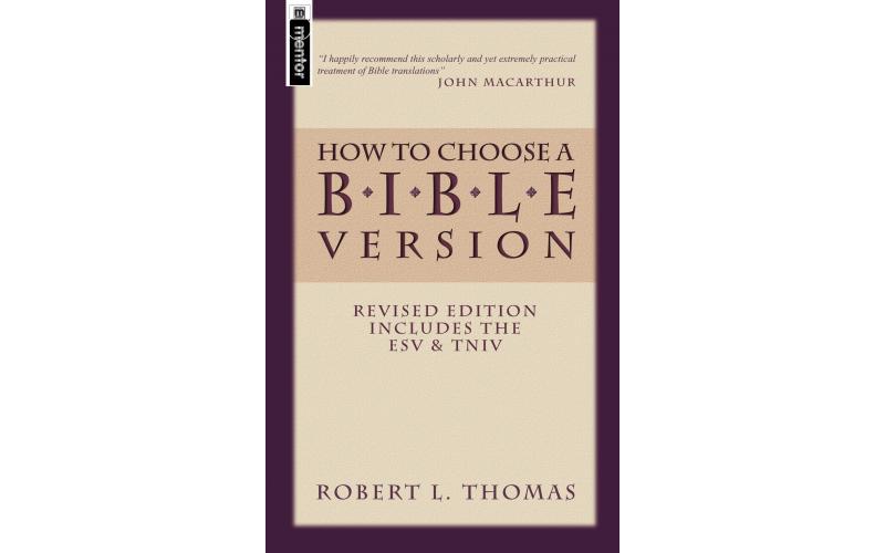 How to Choose a Bible Version