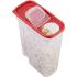 Rubbermaid Dry Food Container, Flip-Top Cereal Keeper, 5.2 L