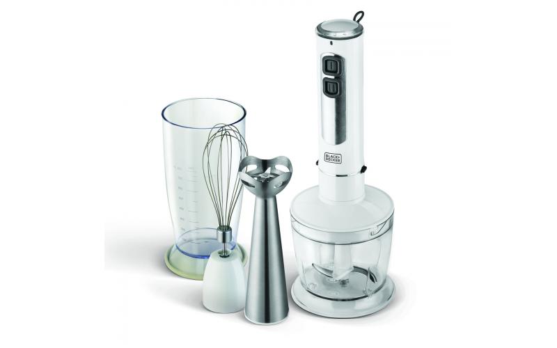 Black+Decker 400W Stick Blender w/ Chopper And Whisk