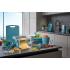 GEFU Folding Chopping Board Lavos, Azure Blue