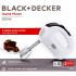 Black+Decker  Hand Mixer, 3 Speed, 200W