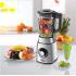 Black+Decker 1200W 1.7L High Power Premium Blender with Glass Jar, Black/Silver