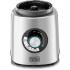 Black+Decker 1200W 1.7L High Power Premium Blender with Glass Jar, Black/Silver