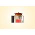 International Romo 4 burners rounded stove for heating and cooking