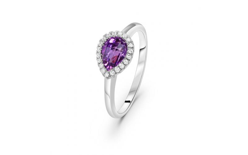 Oval-Amethyst Ring