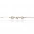 Three-Flower Chain Bracelet