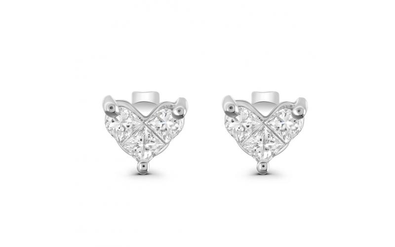 Heart Studs