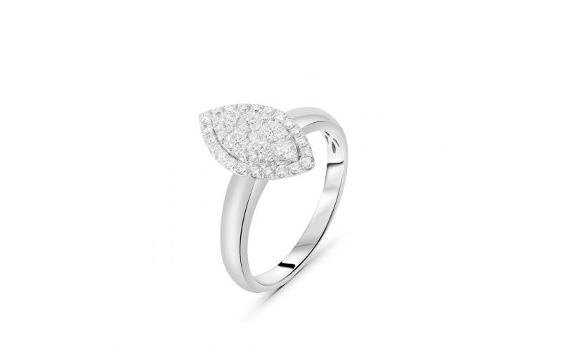 Marquise Invisible Setting Ring