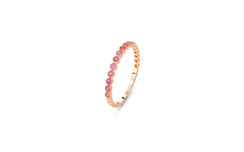 Dainty Ring in Pink Sapphire