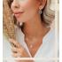 Double  Necklace in White Diamonds