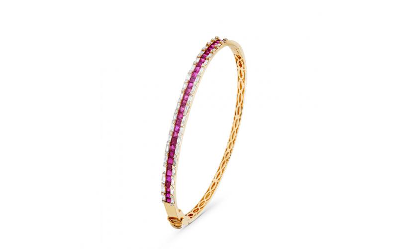 Invisble Ruby Bangle