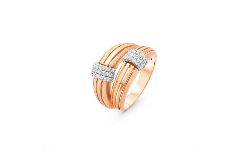 Multi-Ring with White Diamonds