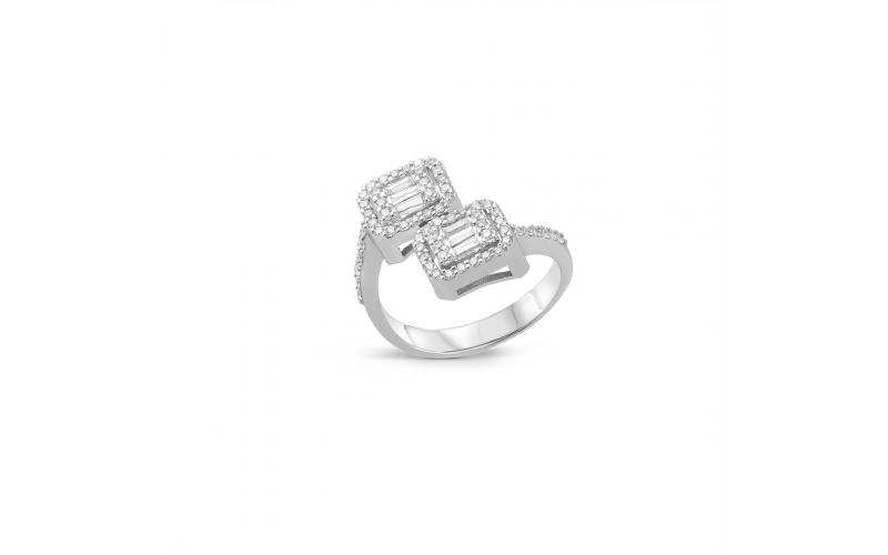 Double Ring in Invisible Setting