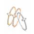 Dainty Ring with Baguette Center Stone