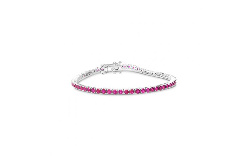 Ruby Tennis Bracelet