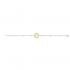 Round Engravable Bracelet in Yellow Gold