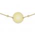 Round Engravable Bracelet in Yellow Gold
