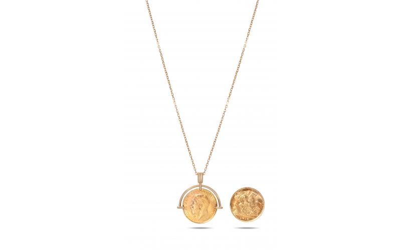 Coin Necklace- Half Lera