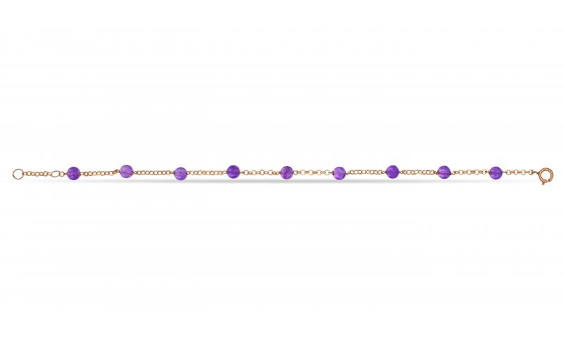 Purple Beaded Bracelet
