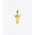 SHAMI - 
        
          
            Gold Enamel Dipped Angel Pendant