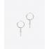 SHAMI - 
        
          
            Dagger Dangle Hoop Earrings