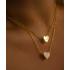 SHAMI - 
        
          
            Gallant Stone Heart Charm Necklace