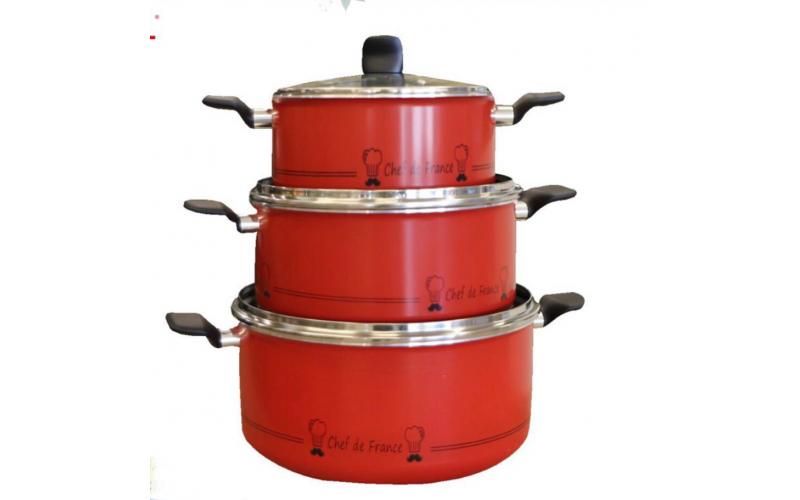 Dutch Oven Set 22/26/30Cm    طقم طناجر