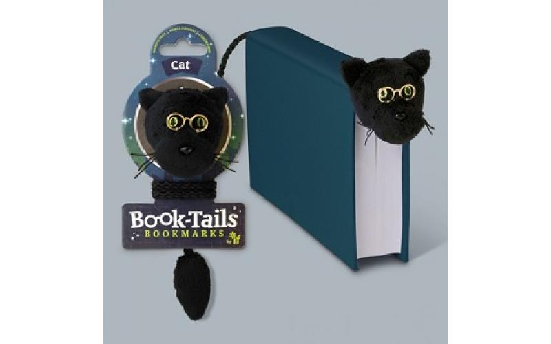 Book-Tails Bookmark – Black Cat