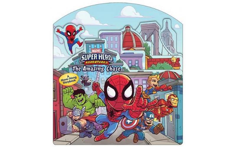 Marvel Super Hero Adventures the Amazing Chase : A Move-Along Storybook