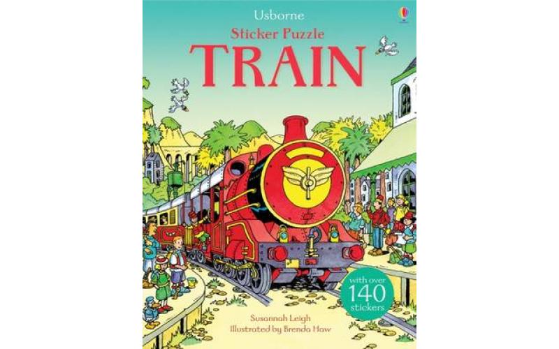 Sticker Puzzle Train