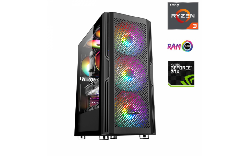 GTS 62 GAMING  Desktop -AMD Ryzen 3 3100 -GTX 1650 4GB DDR6 2022