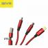 Mobile AIVR K307 4 in 1 Multi cable + OTG TYPE C TO USB FAST 3A MAX