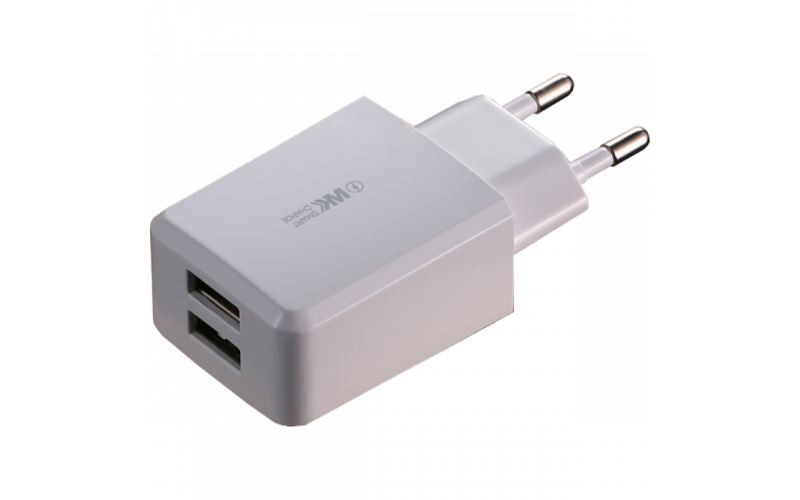 WK Dual USB Port Travel Charger Power Adapter WP-U60