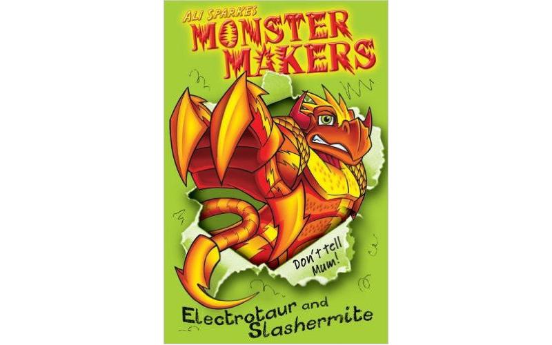 Ali Sparkes Monster Makers Electrotaur and Slashermite