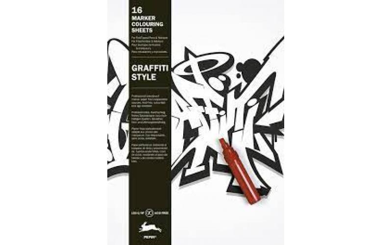 Marker Colouring Books: Graffiti Style