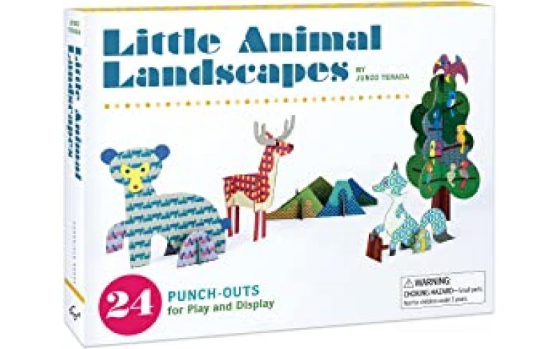Chronicle Books Little Animal Landscapes: 10 Punch-Out Scenes for Play & Display