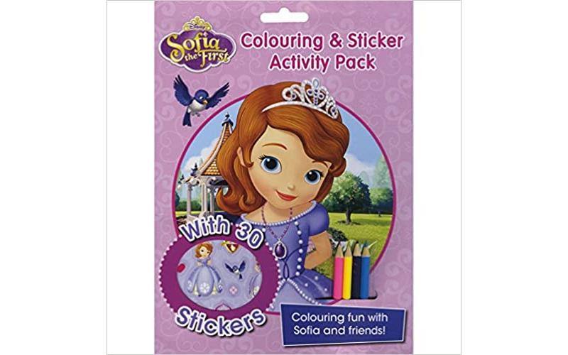 Disney Sofia the First Colouring and Sticker Activity Pack: Over 30 Stickers; Colouring Fun with Sofia and Friends!
