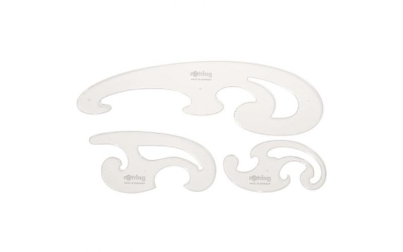 Rotring Centro French Curves Set