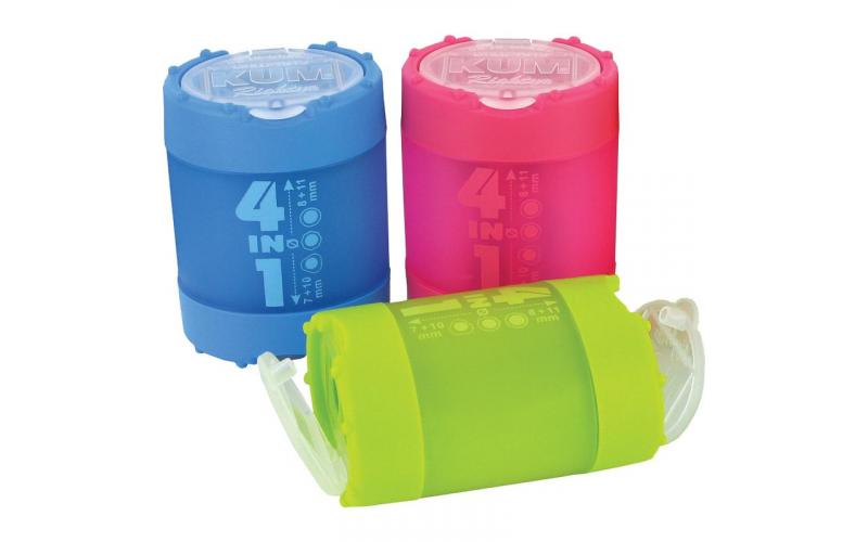 Kum 4-in-1 Pencil Sharpener - 4 Blades