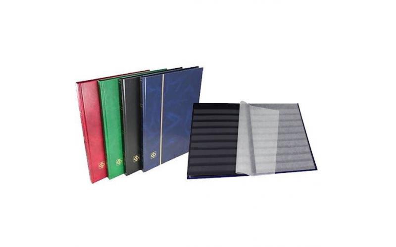 Leuchtturm A5 Basic Stamp Album 16 Sheets Black