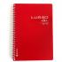 Bassile Freres Lusso PP Cover 96 Sheets Lined Spiral Notebook - B5
