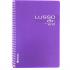 Bassile Freres Lusso PP Cover 96 Sheets Lined Spiral Notebook - B5