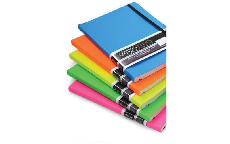 CampAp Raso Fluo Notebook with Elastic Band Lined 80 GSM - B6