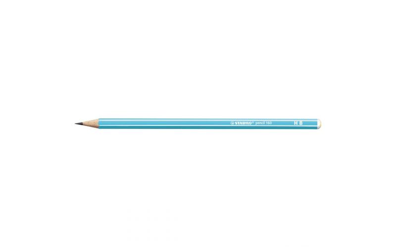 Stabilo Blue Pencil 160 Hexagonal HB - Pack of 12