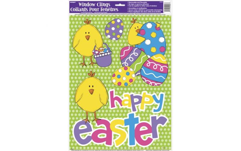 Unique Easter Window Clings Party Decoration