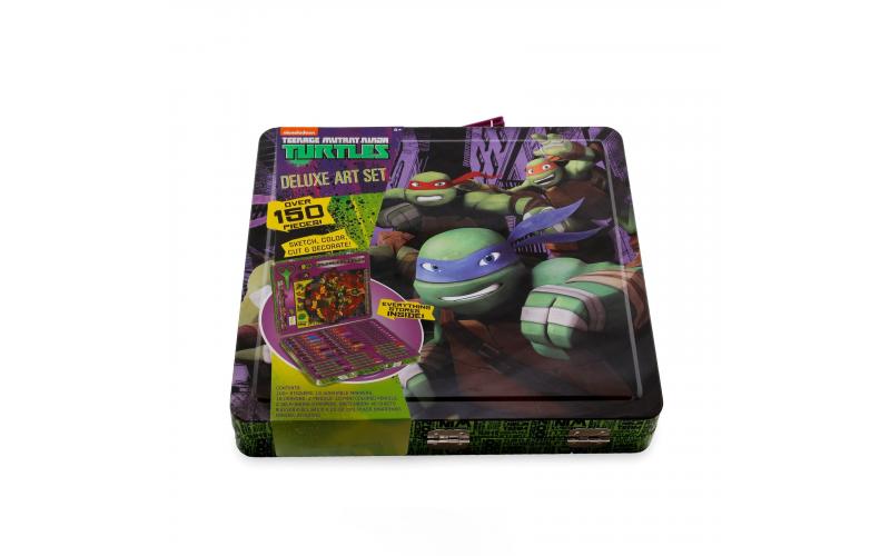 Nickelodeon TMNT Deluxe Art Set - Tin Case