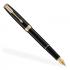 Parker Sonnet Black Lacquer GT Fountain & Ballpoint Pen Set