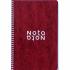 Bassile Nota Spiral Notebook 12x16cm Carton Cover 96 sheets